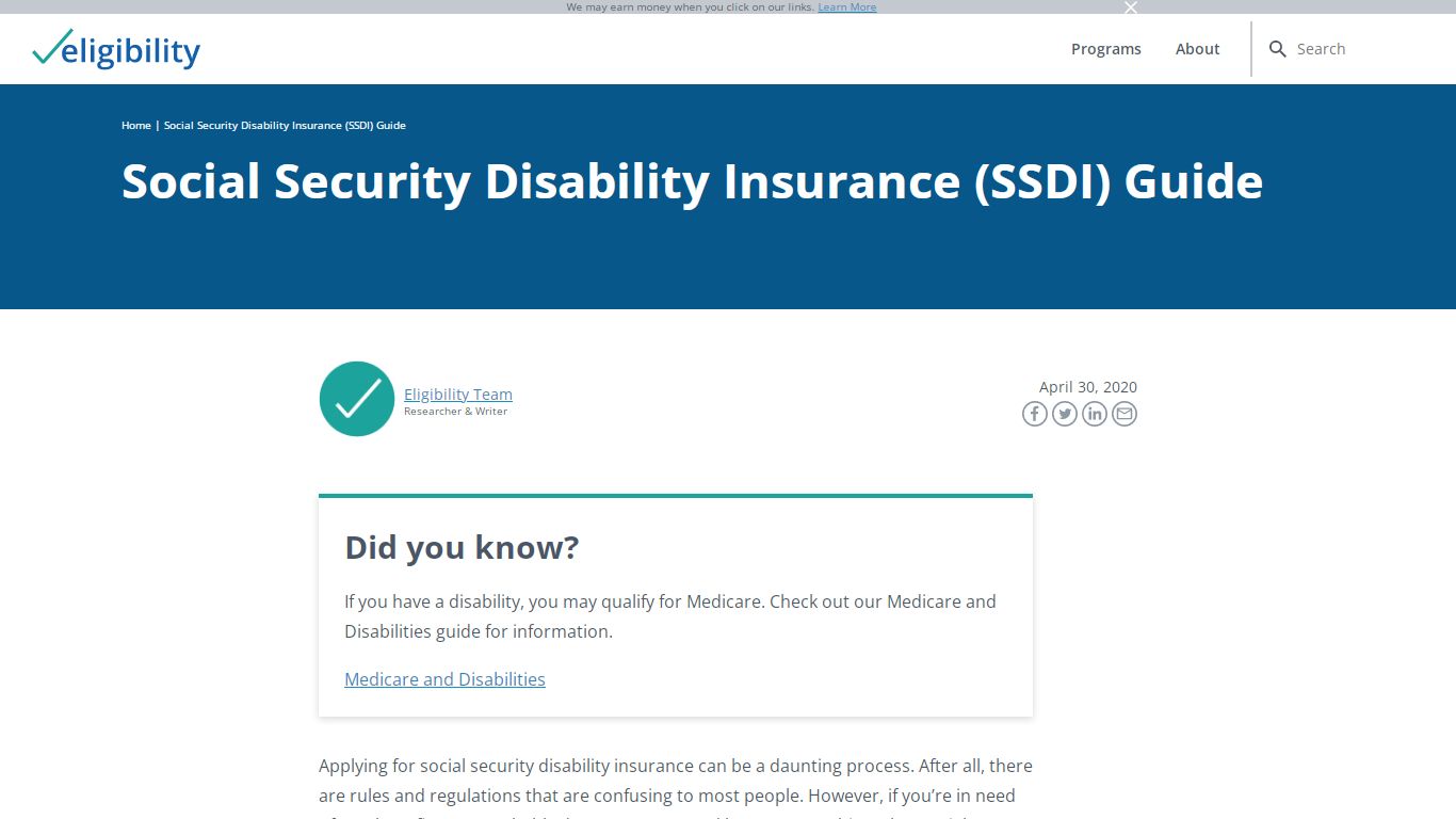 SSDI - Social Security Disability Requirements and Eligibility ...